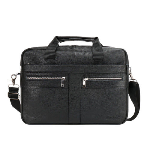 Genuine Leather Business Bag Briefcase - Laptops up to 16-inch