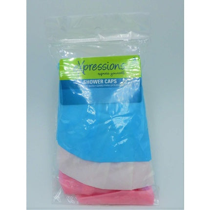 Expressions Shower Caps 3 ct