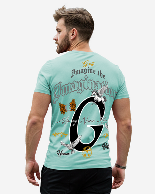 G West Regular Fit Money Never Sleeps T Shirt Mens