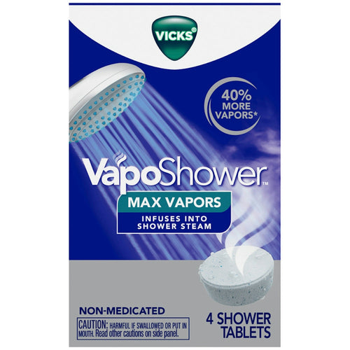 Vicks Vapors Shower Tablets – Max Strength (4 ct.)