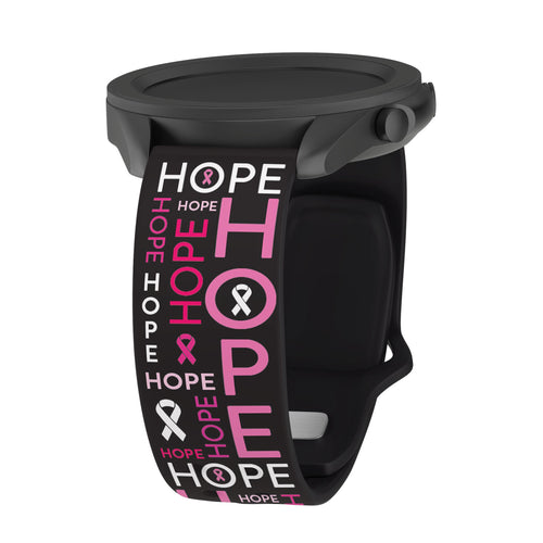 Breast Cancer Awareness HD Watchband for Samsung, Garmin, Fossil, and More