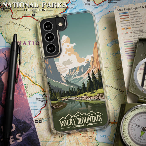 National Parks Rocky Mountain HD Samsung Galaxy S24 Phone Case