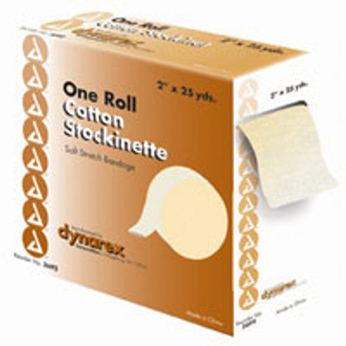Dynarex® Cotton Stockinette – Soft Stretch Tubular Bandage (3" x 25 Yd)