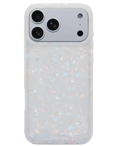17 Pro Case 6.3 Inch,Sparkle Opal Glitter Translucent Clear Soft Tpu Slim Fit Pr