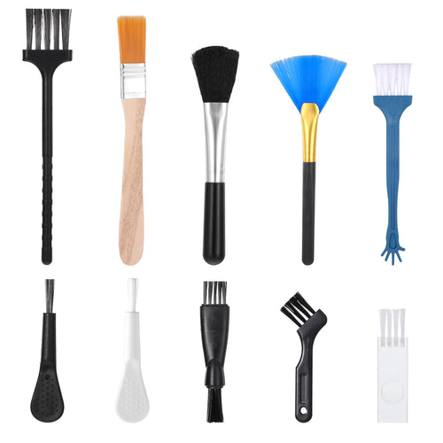 10 Pcs Mini Anti Static Brush Keyboard Cleaning Brushes Kit Nylon Dust Cleaning