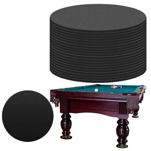 30 Pcs Billiard Pool Table Leg Shims, 3" Diameter Rubber Pool Table Leveling Kit