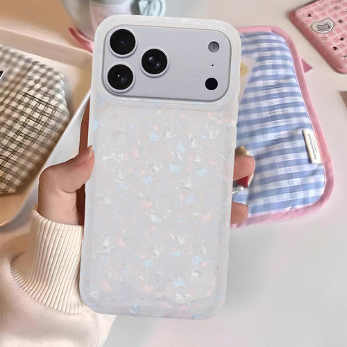 17 Pro Case 6.3 Inch,Sparkle Opal Glitter Translucent Clear Soft Tpu Slim Fit Pr