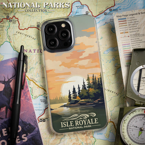 National Parks Isla Royale HD Apple iPhone 16 Mag-Safe Phone Case