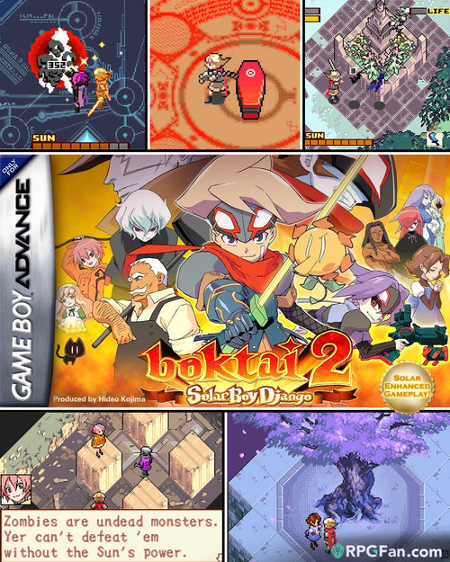 Boktai 2 Solar Boy Django GBA Video Game Boy Advance 2004