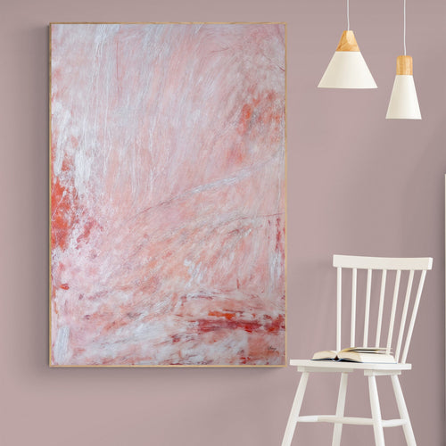 Canvas Print: "Crimson Veil"