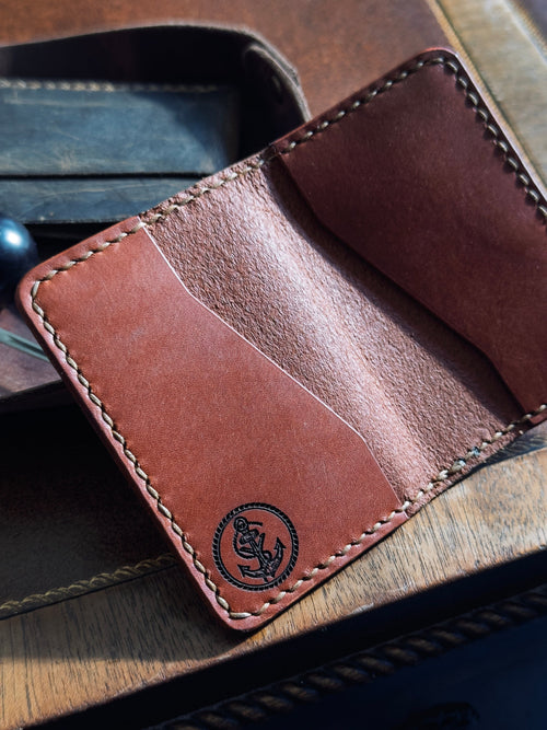 Deckhand Wallet - Handmade Full-Grain Leather Minimalist Wallet | Yarets Leather