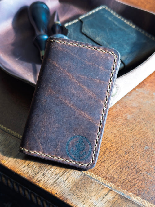 Deckhand V2 Wallet - Handmade Full-Grain Leather Minimalist Wallet | Yarets Leather