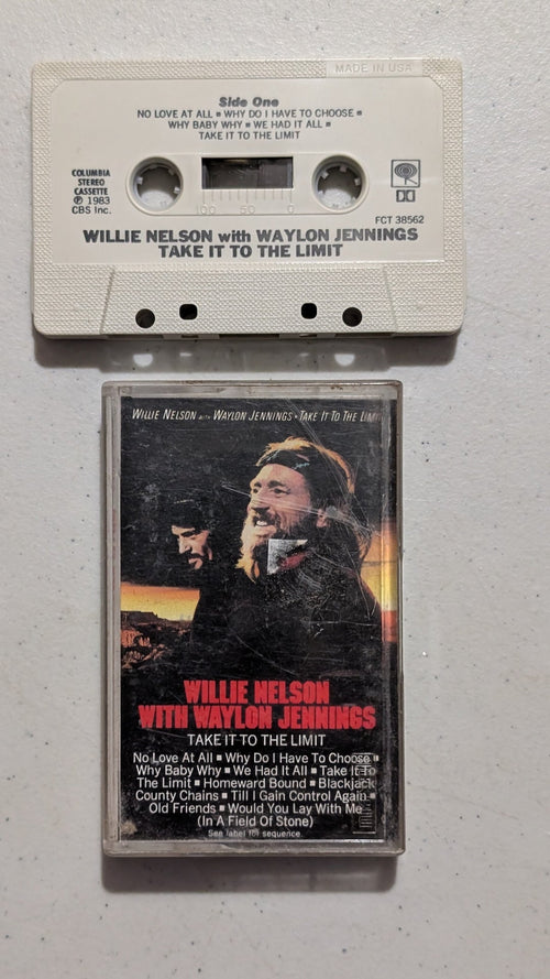 Willie Nelson with Waylon Jennings - Take It to the Limit (Country, Cassette Tape, 1983)