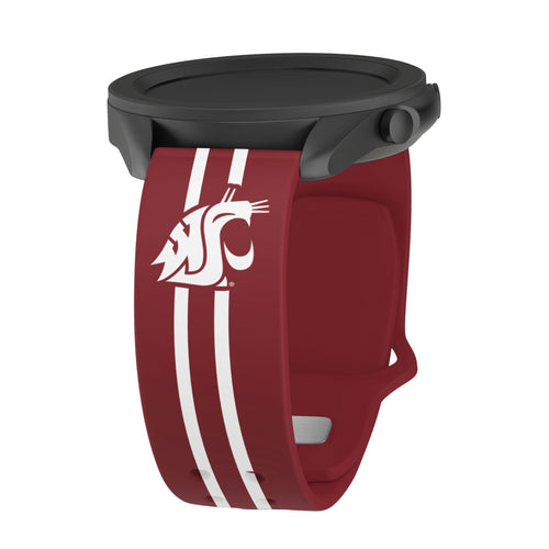 Washington State Cougars HD Watchband for Samsung, Garmin, Fossil, and More for Samsung, Garmin, Fossil, and More