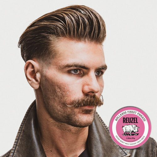 Reuzel Pink Pomade Grease Oil Based Medium Shine Strong Hold