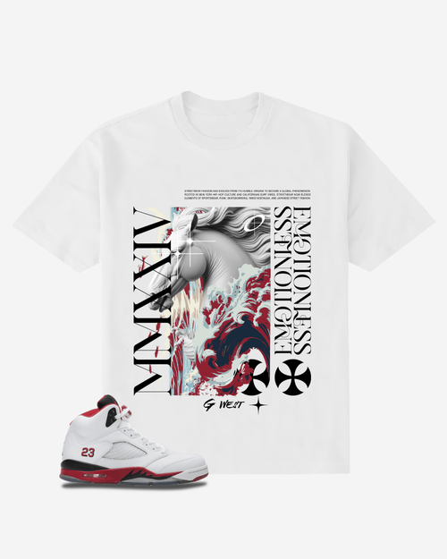 G West Emotionless Wave Oversized T-Shirt Mens