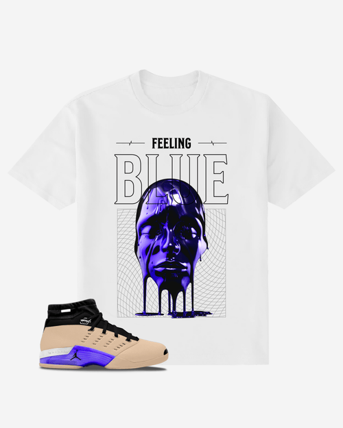 G West Feeling Blue Oversized T-Shirt Mens