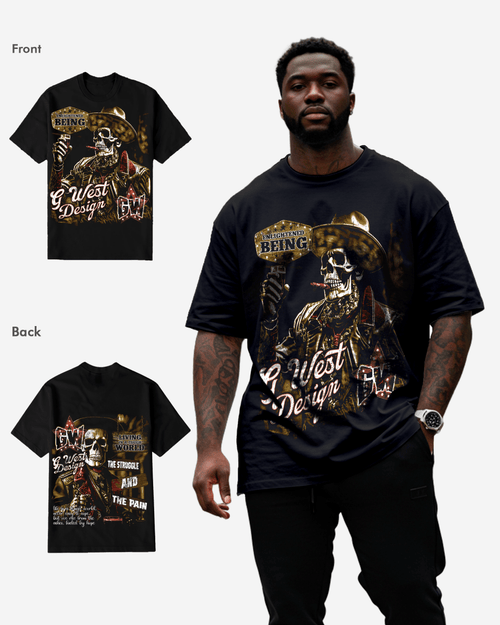 G West Being Enlightened T-Shirt Big and Tall Mens