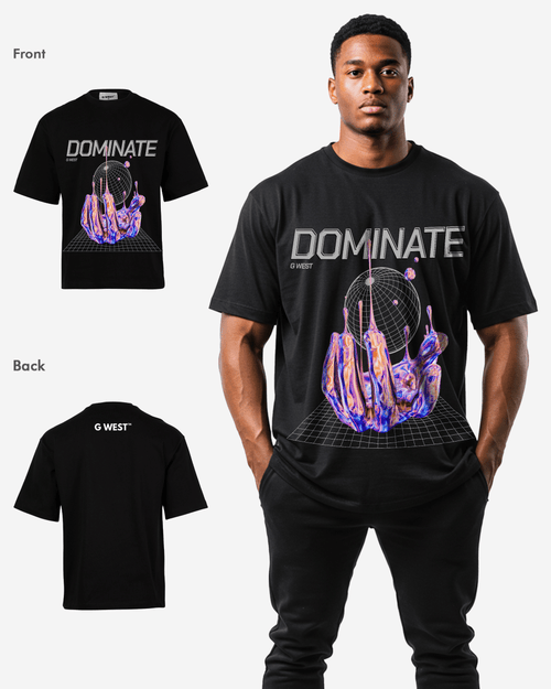 G WEST DOMINATE OVERSIZED T-Shirt Mens