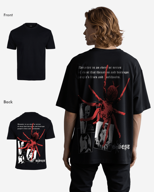 G West Mens Oversized Big Spider T-Shirt
