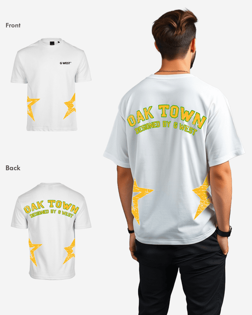 G West Mens Oversized Oak Town Tee