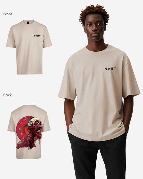 G West Oversized One Eye Life Style T-Shirt Mens