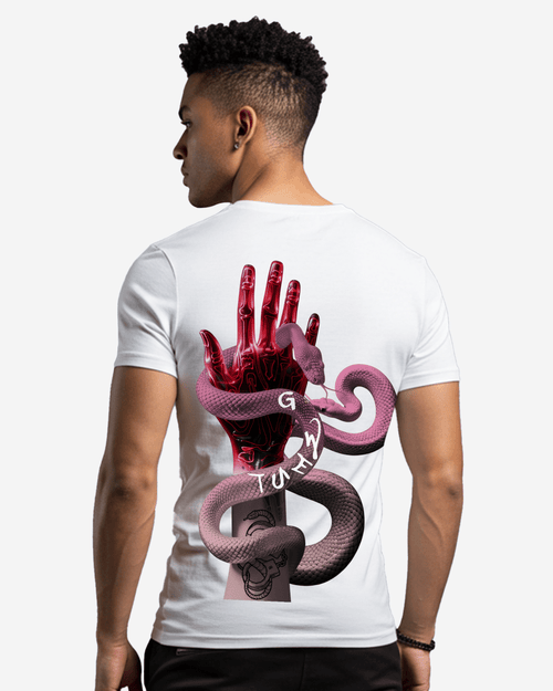 G West Mens Regular Fit Serpiente (Handshake) T Shirt