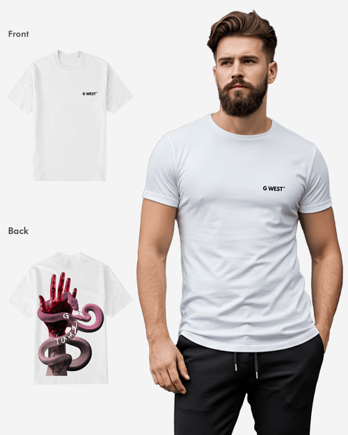 G West Mens Regular Fit Serpiente (Handshake) T Shirt