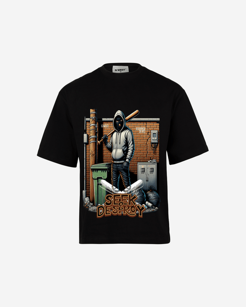 G WEST SEEK & DESTROY OVERSIZED T-Shirt Mens