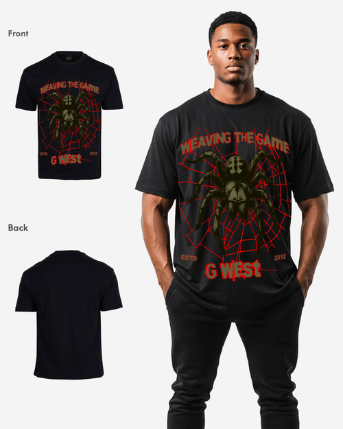 G West Weaving The Game Oversized T-Shirt Mens