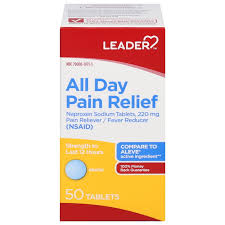 Leader™ All Day Pain Relief – Naproxen Sodium 220 mg (90 Caplets)