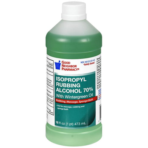 GNP 70% Isopropyl Alcohol with Wintergreen 16 fl oz (Case of 12)
