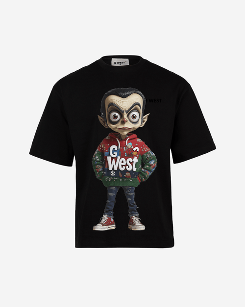G West Quirky Claus Oversized T-Shirt Mens