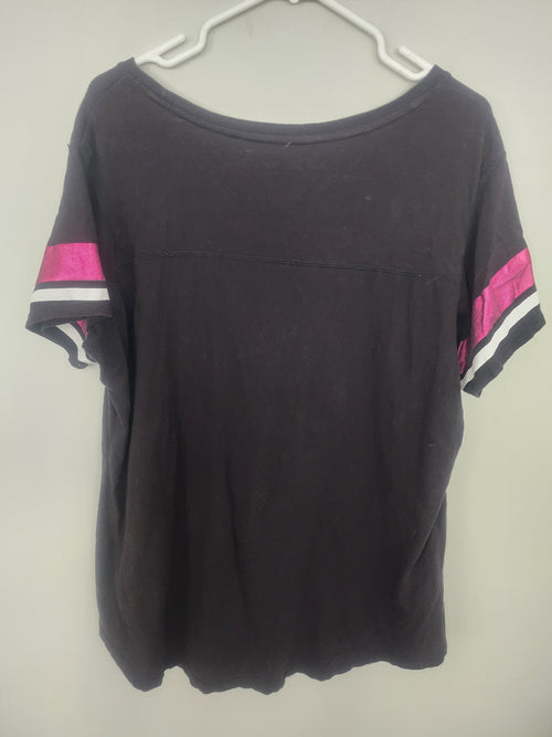 Susan G Komen Womens Jersey Style T Shirt Hope In Pink Breast Cancer 1X