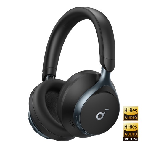 Soundcore Space One active noise cancelling headphones in black