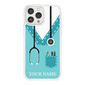 Nurse HD Custom Name iPhone 16 Mag-Safe Phone Case