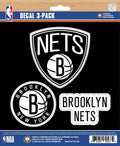 NBA Official Team Sticker Mats - Set of 3 Stickers