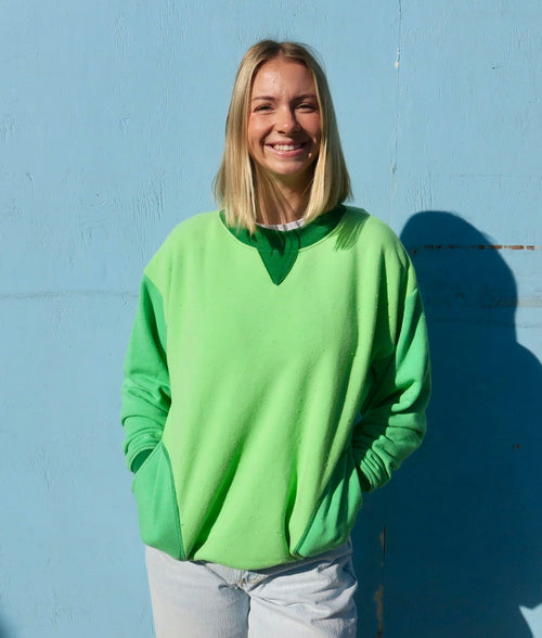 The 50 Shades of Green Pocket Crew (Large and XL's Left)