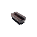 Dural Thermo Ash Wood Travel Size Nail Brush with Black Natural Bristles 58 mm