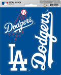 MLB Official Team Sticker Mats - Set of 3 Stickers