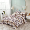 DaDa Bedding Majestic Oriental Kilim Bedspread - Royal Persian Traditional Design Intricate Ornate Ornament Print Coverlet w/ Shams