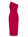 Et Ochs Ruth One Shoulder MIDI Dress,Size 6