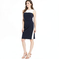 American Living Womens Julius Popover Sleeveless Party Dress, Navy, Size 16
