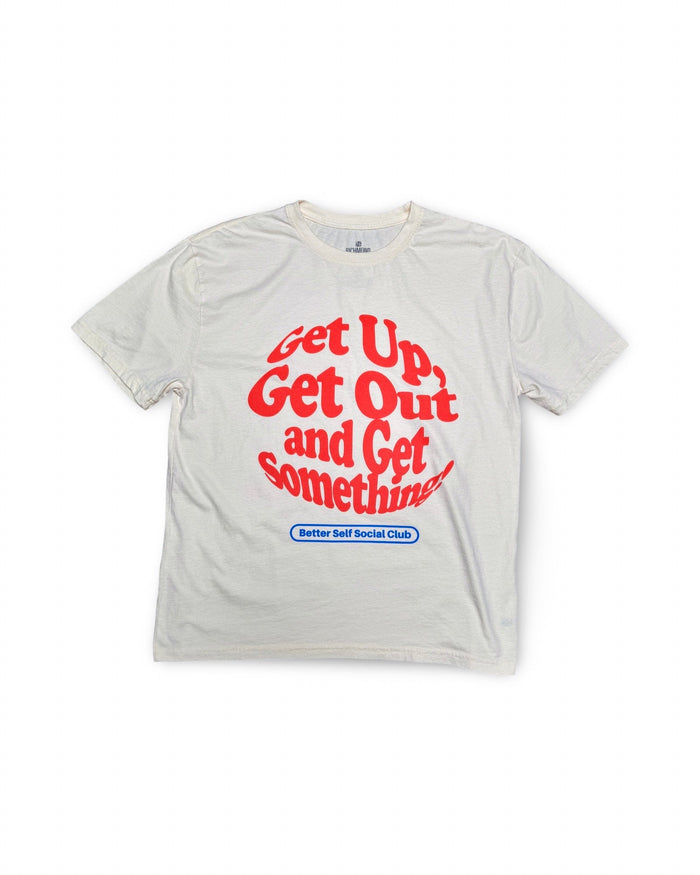 Get Something T Shirt - Sand