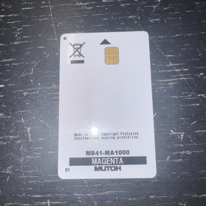 Mutoh MS41 Ink Smart Chip Card, Magenta
