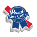 Proud Blue Collar Hard Hat Decal