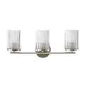Ruee Appliances 3 Light Vanity Bar, Brushed Nickel Finish