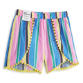 Epic Threads Big Girls Striped Challis Shorts, Lemon Zest Size Medium
