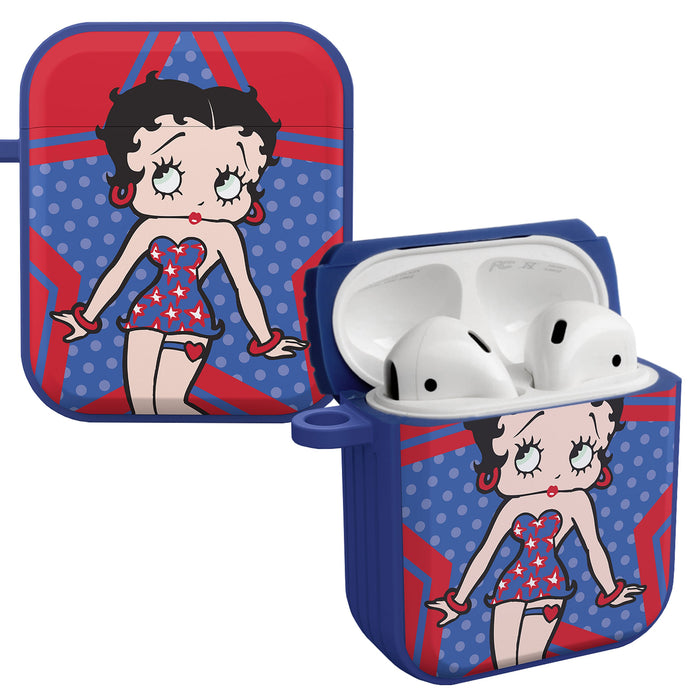 Betty Boop Red White & Boop HDX Apple AirPods Gen 1 & 2 Case Cover