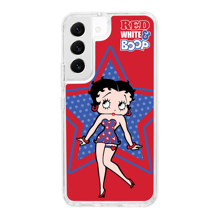 Betty Boop Red White & Boop HD Samsung Galaxy S22 Phone Case